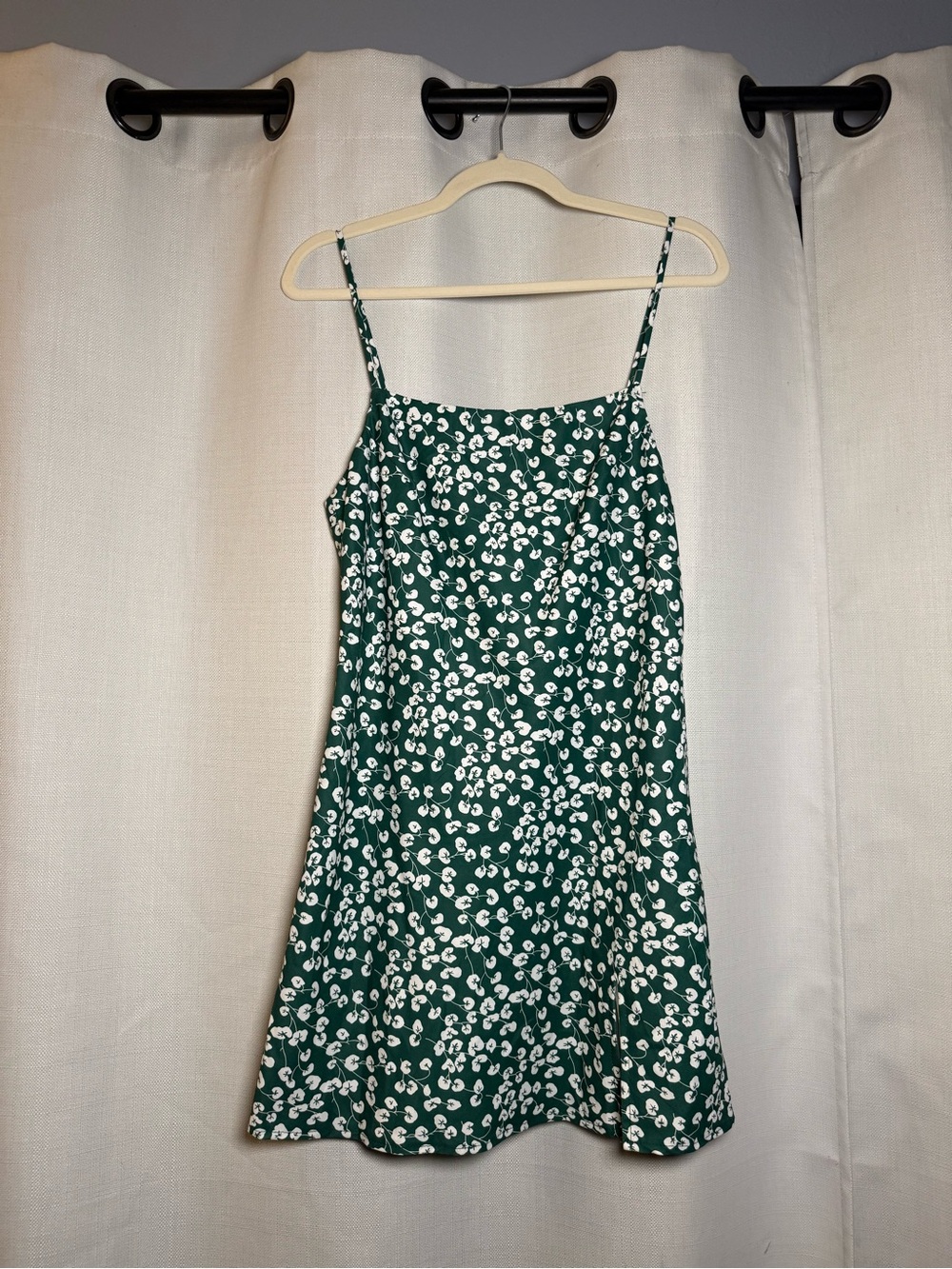 Princess Polly Jade Basin Green and White Floral Mini Dress Size 6 - Picture 2 of 11